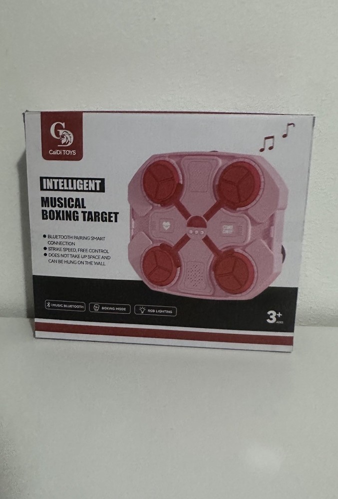 Bluetooth Musical Boxing Target with Lights and Wall Mount