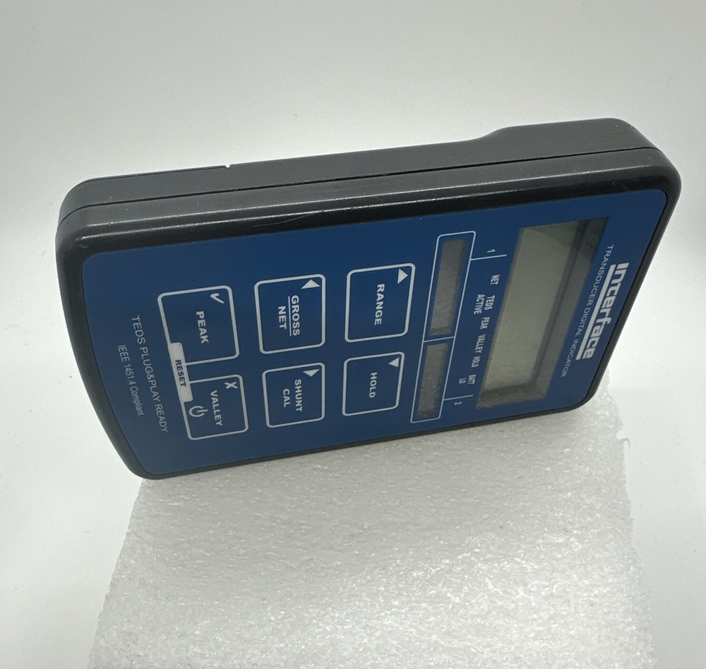 Interface 9320-1 TEDS Hand Held Transducer digital indicator load Cell*Pre-Owned