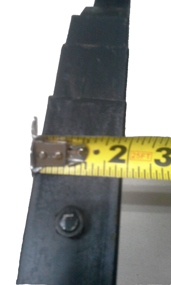 Slipper Spring 4500# 2" Wide fits 9000# Axle 6 Leaf 5/8 Rubber Bushing 14-7