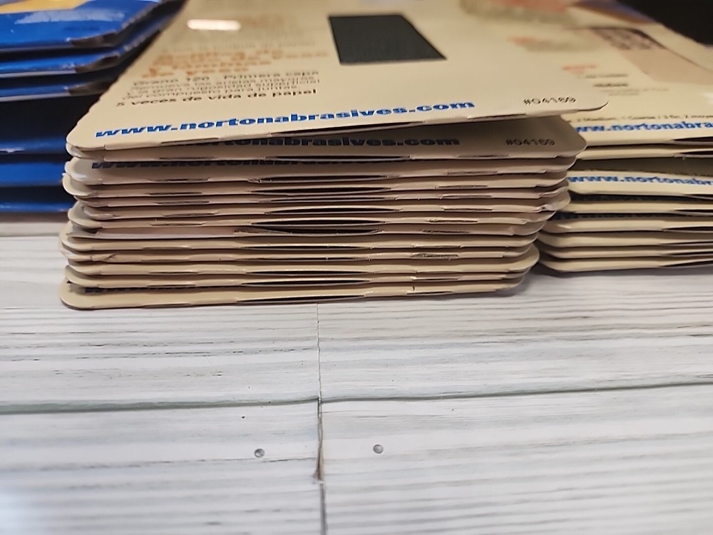 Norton Sandpaper Sheets Lot