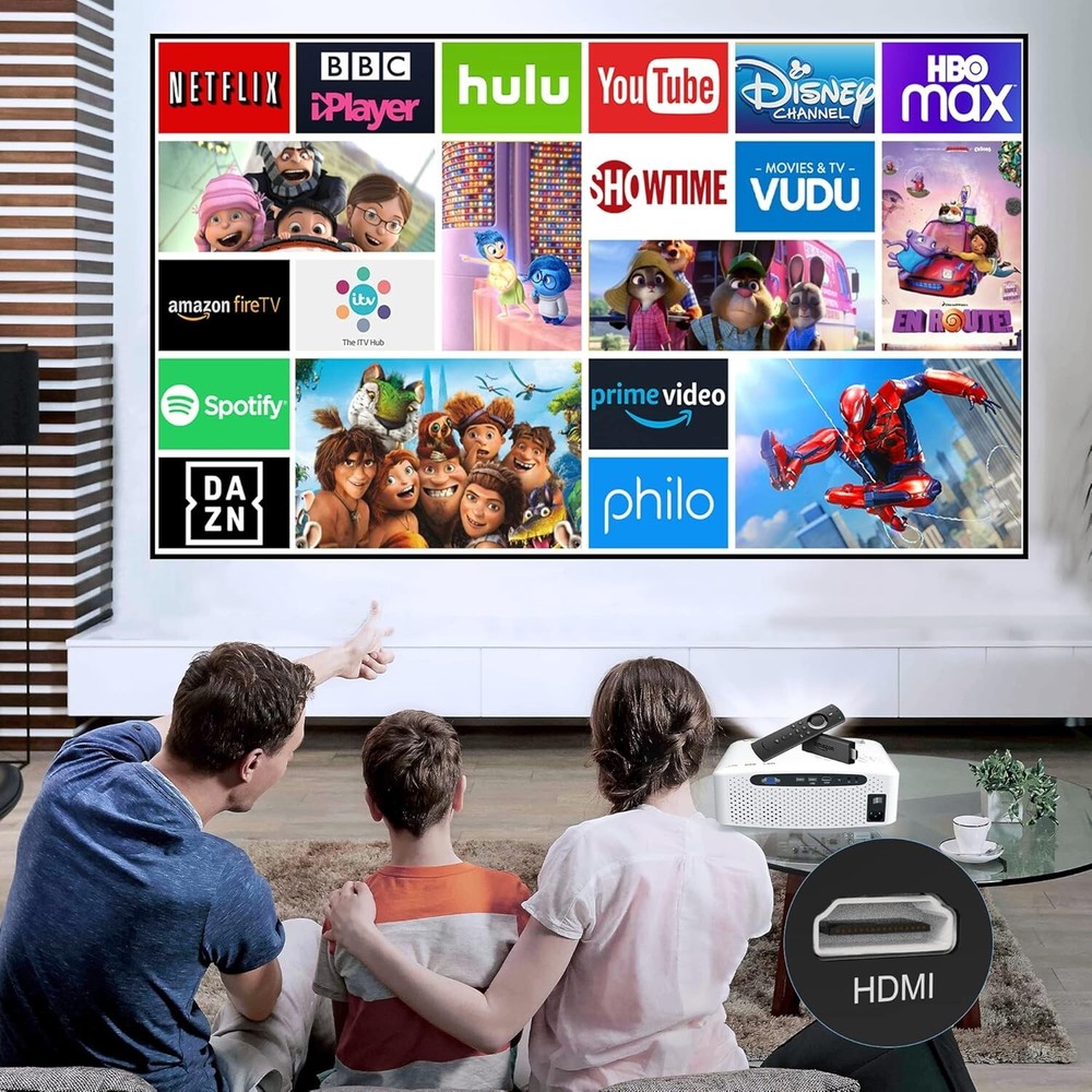 Dr. J PT-06 WiFi Bluetooth Projector