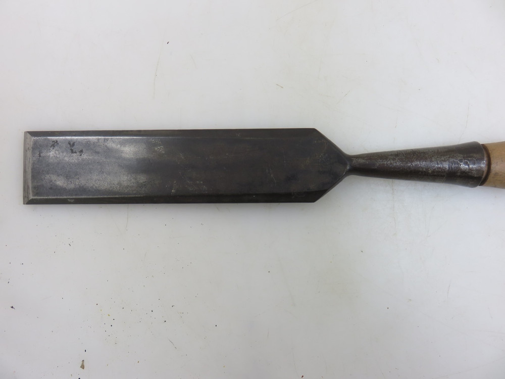 Bridge Tool Co. Wood Handle Socket Chisel 1-1/2" Vintage