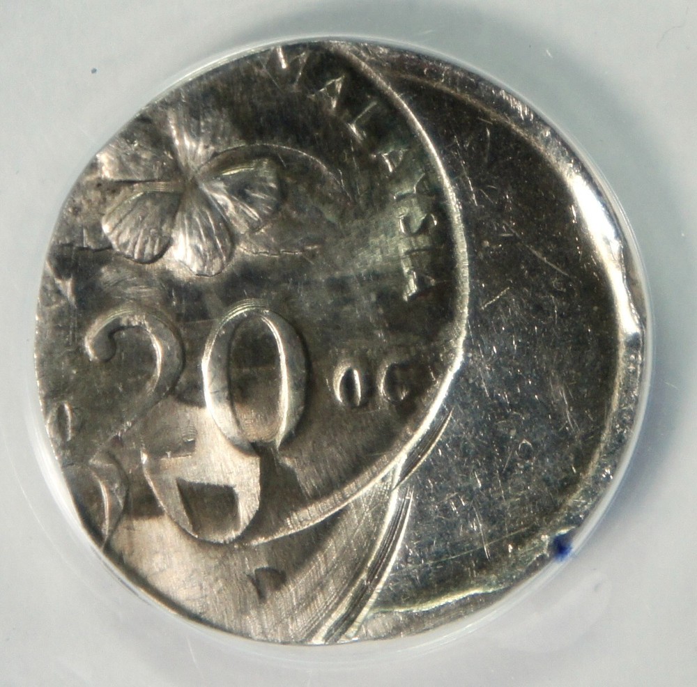 2006 Malaysia 20S KM#52 – Multi Struck – ANACS MS60