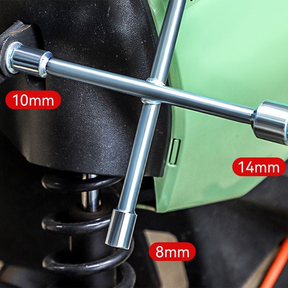 Compact Motorcycle Repair Tool Set with 8 Essential Tools for Easy Use