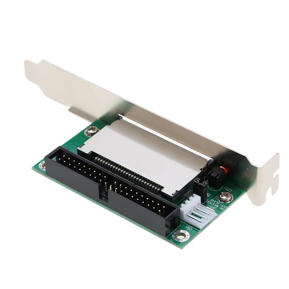 CF to IDE Adapter with Back Panel Adapter/Converter Pci Bracket Back Panel