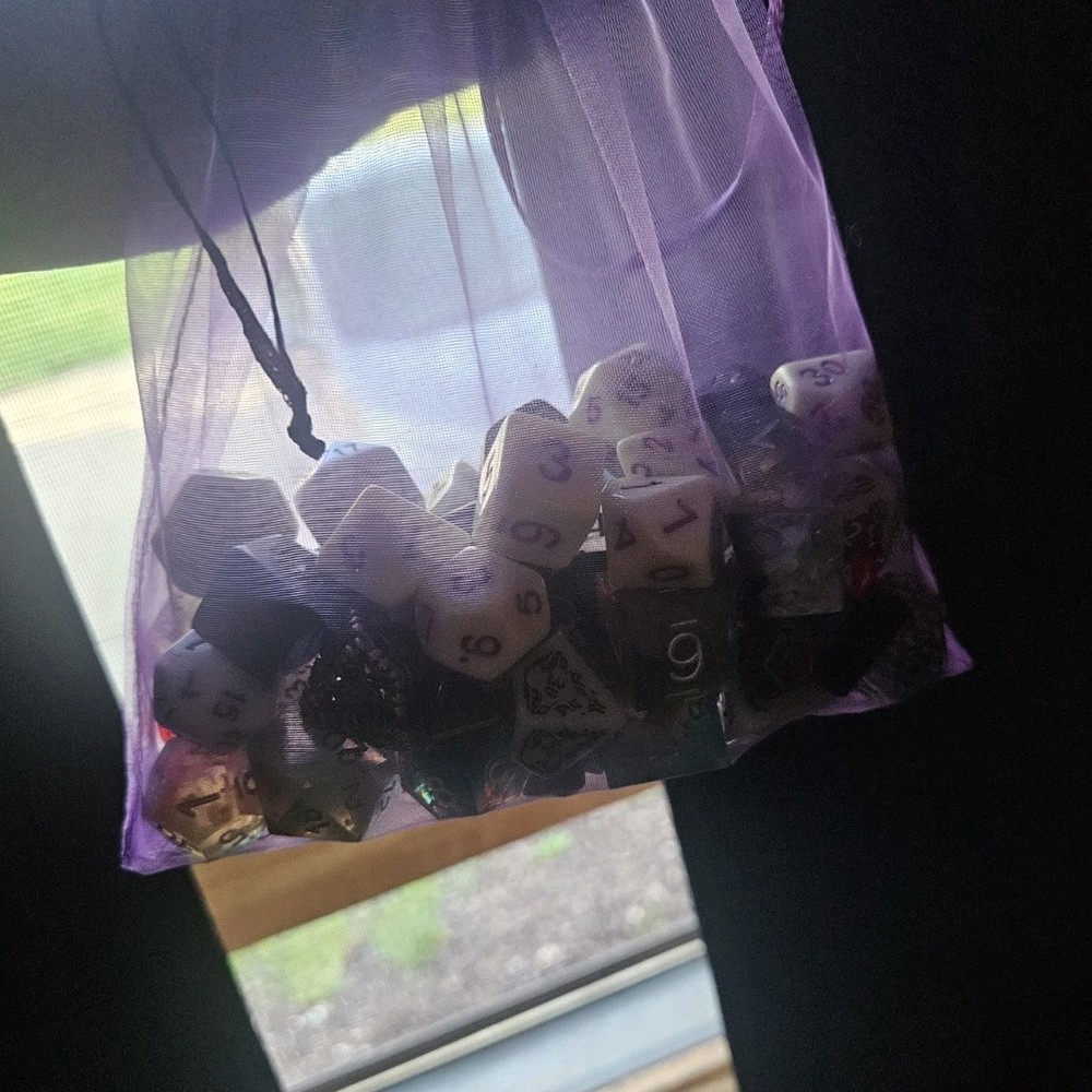 Assorted Polyhedral Dice Set for Dungeons & Dragons - Mixed Colors