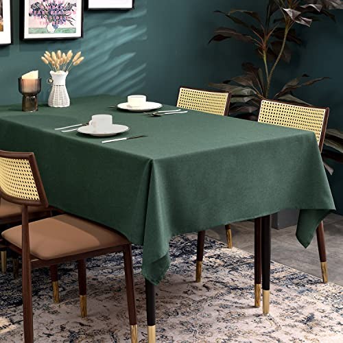 Rectangle Table Cloth – 71" x 55" (Rectangular) Fine Yarns - Hunter Green