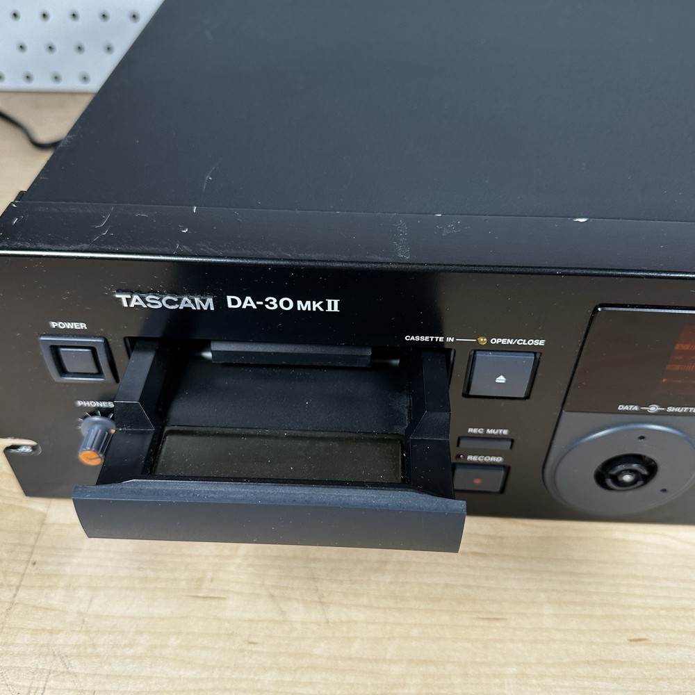 Tascam DA-30 MkII Professional DAT Deck Missing Data/Shuttle Knob ERROR 01 CODE