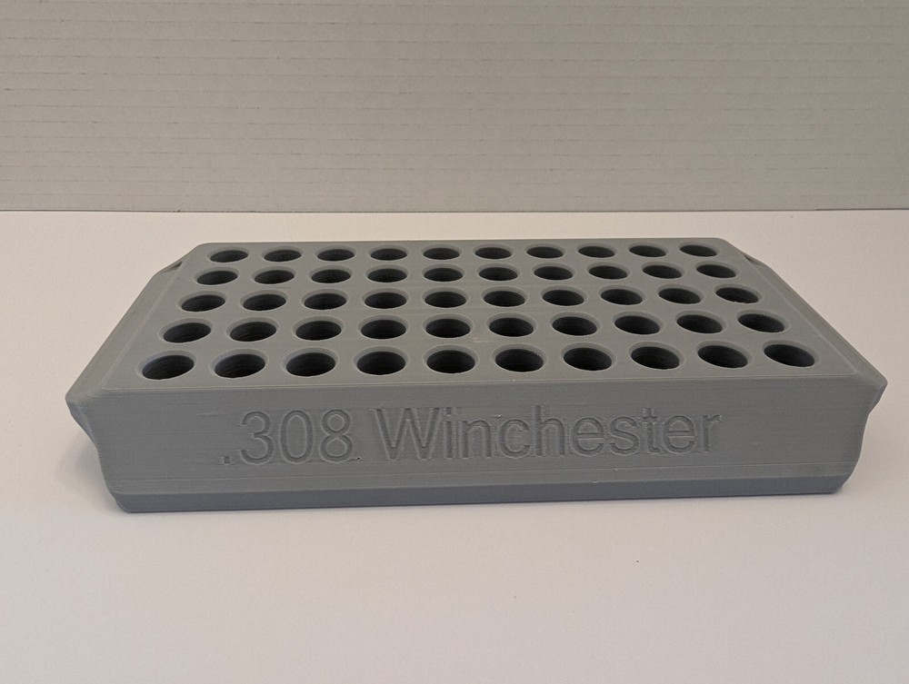 Custom 3D Printed Reloading Tray .308 Win | Custom colors and text