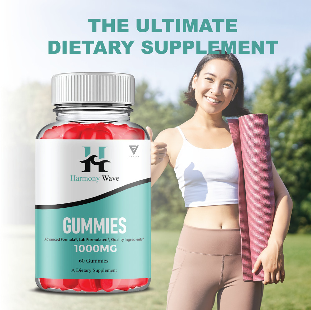 Harmony Wave Gummies, HarmonyWave Max Strength Supplement (60 Gummies)