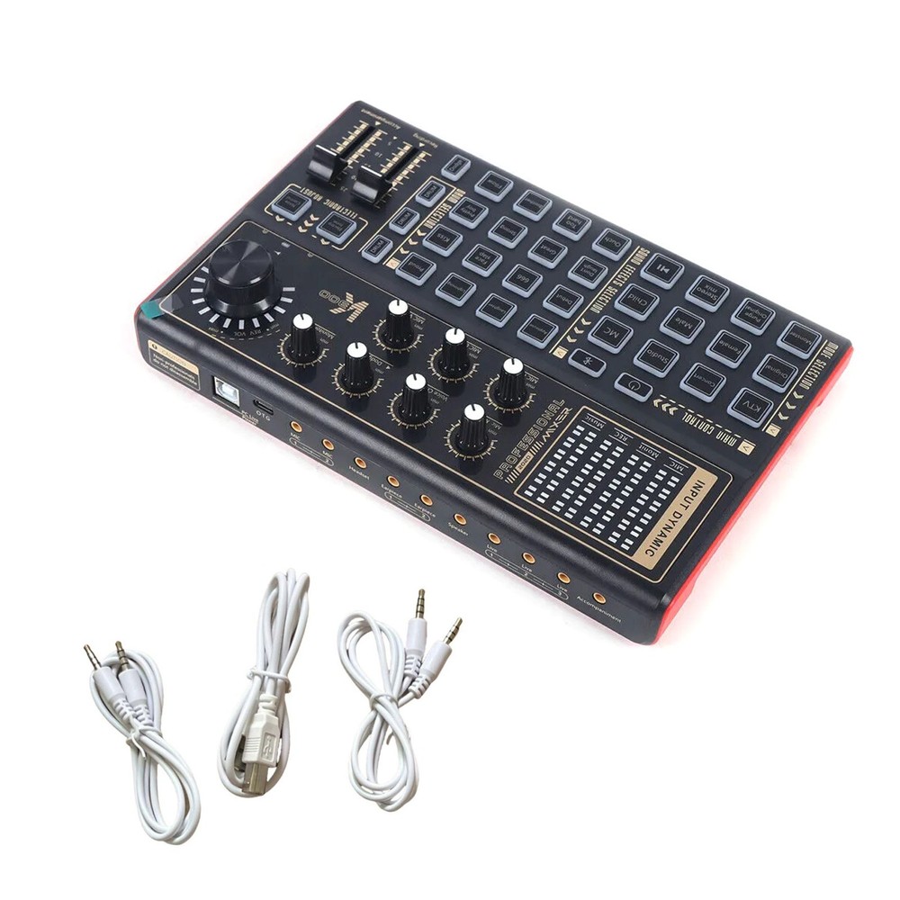 K300 Versatile Sound Card For Win/Mac OS/Android/IOS Wide Compatibility
