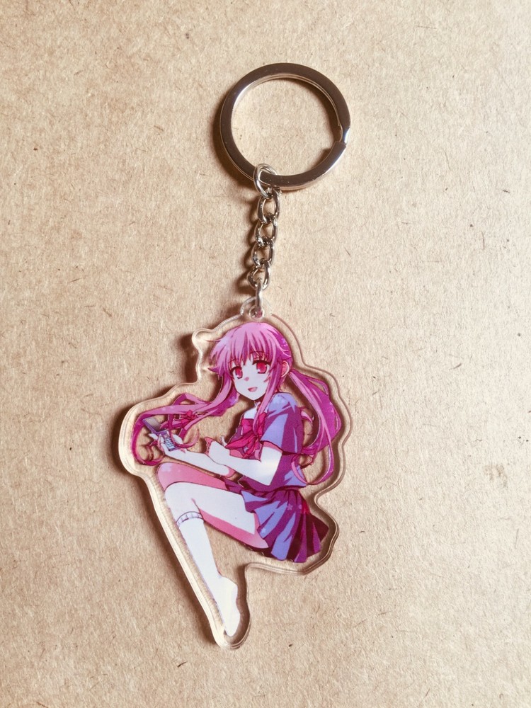 Anime Future Diary Gasai Yuno Keyring Keychain