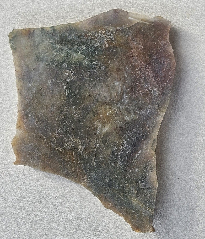 Moss Agate Lapidary Slab 141 Grams