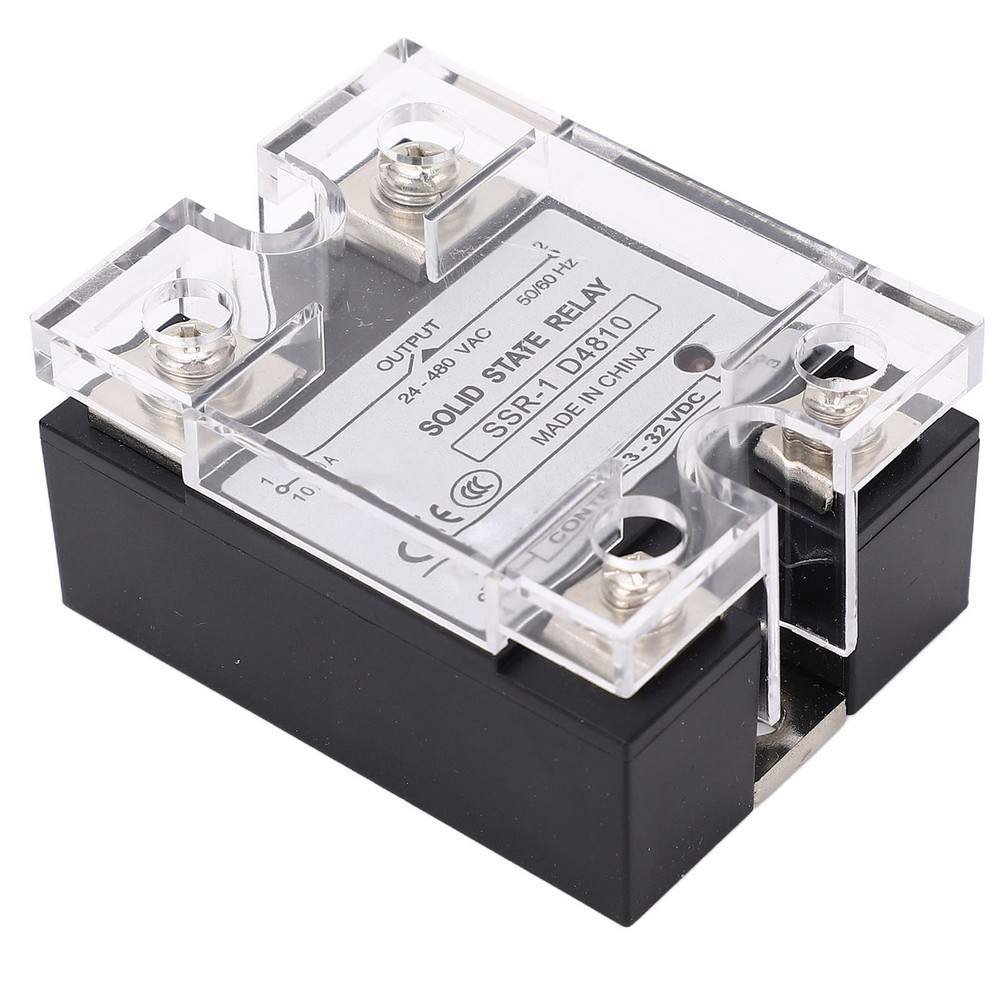 10A Solid State Relay DC Control Semiconductor Relay Module 24-480VAC Part