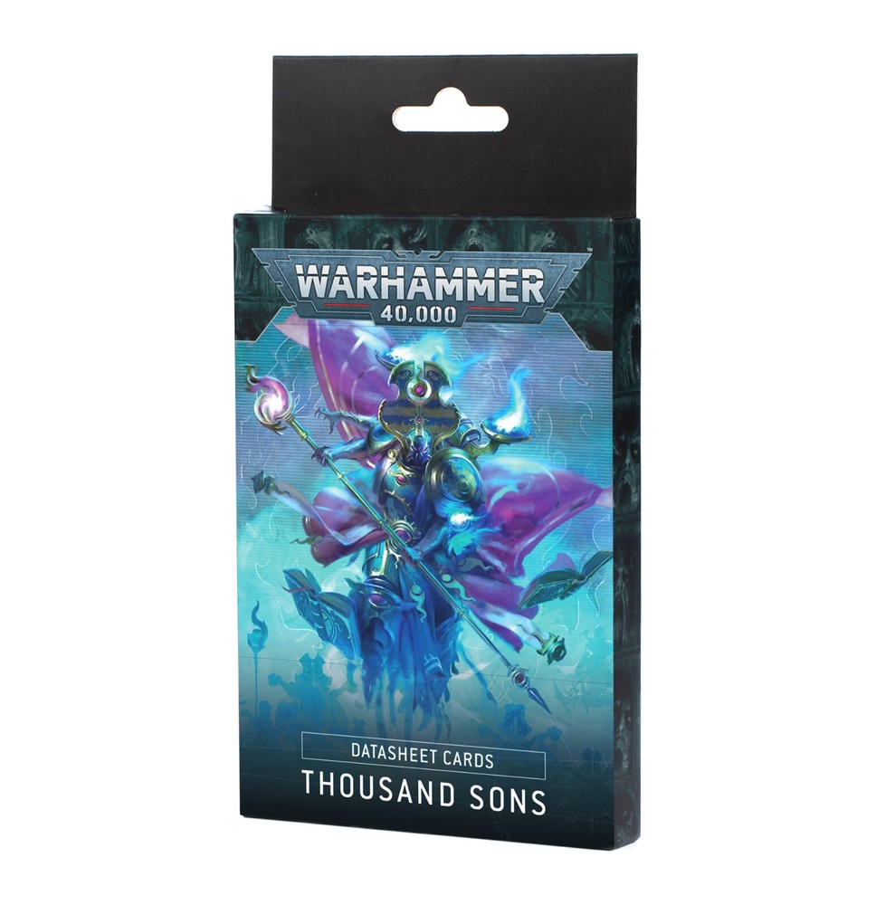 Warhammer Thousand Sons: Datasheet Cards! Games Workshop