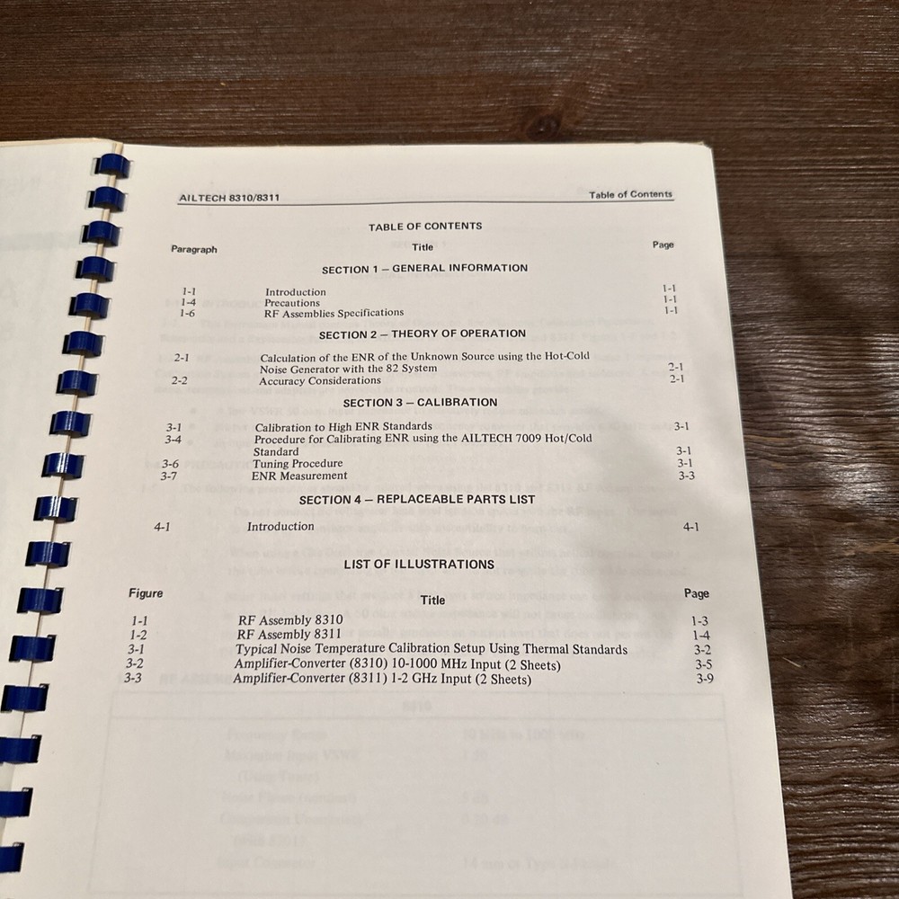 Ailtech 8310/8311 RF Assemblies Instruction Manual