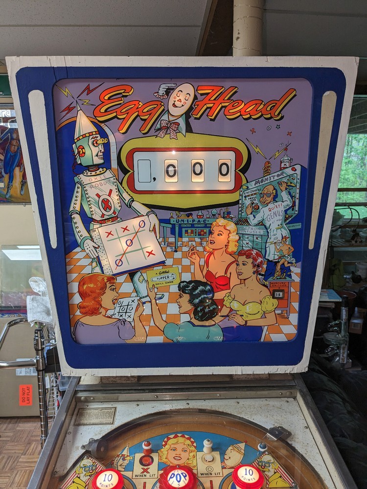 1961 Gottlieb Egg Head Pinball Machine