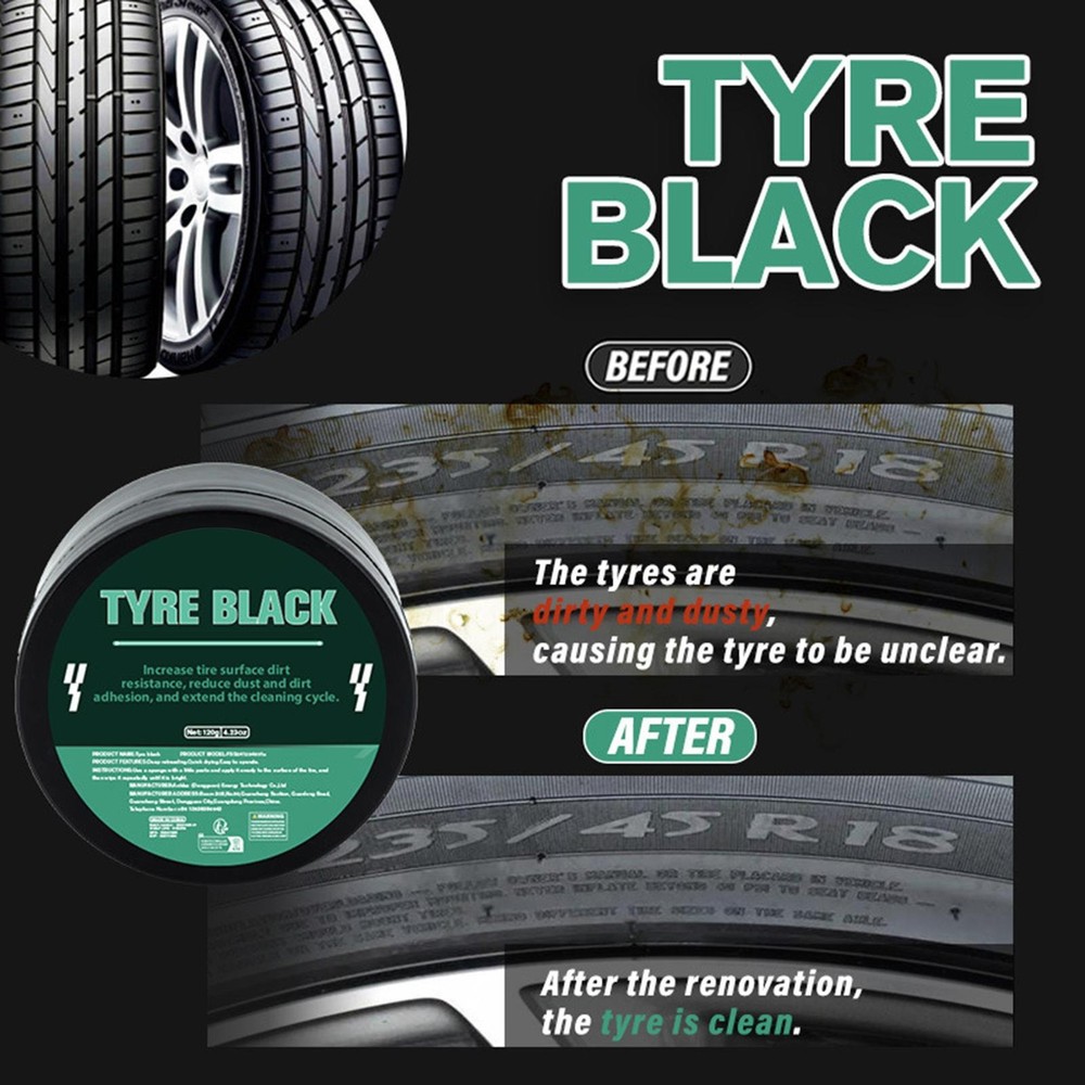Car Tire Cleaning And Brightening Coating Paste Maintenance Coating Paste