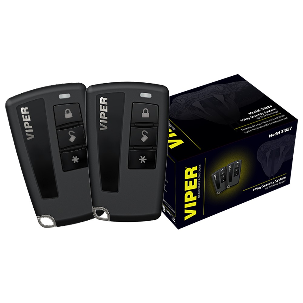 VIPER 3108V 1-Way Security System w/ 4-Button Remote Transmitter *NEW*