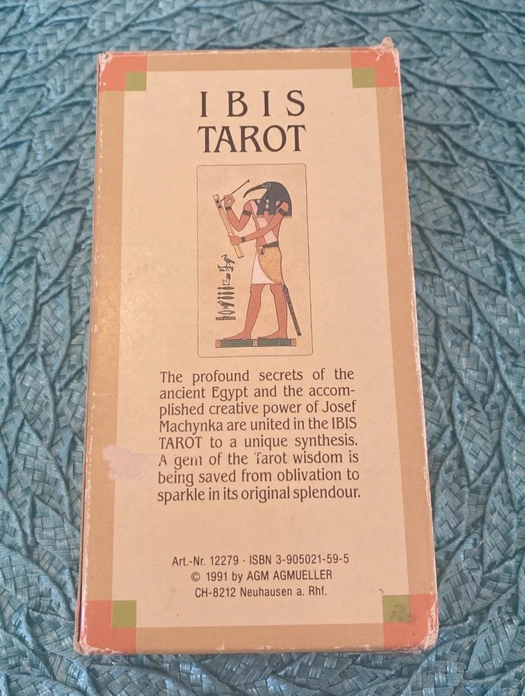 IBIS Tarot Deck 1991 Josef Machynka Complete Deck with Card Reading Handbook