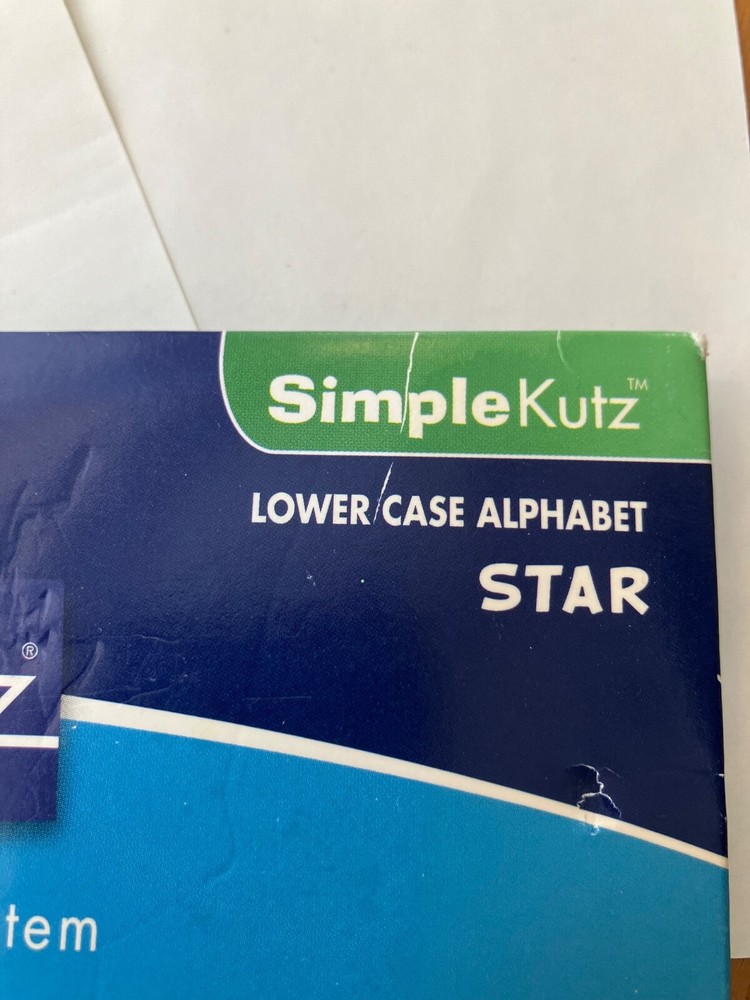 QuicKutz Simple Kutz Lower Case Alphabet Star KLR-01-S , missing dies-see desc