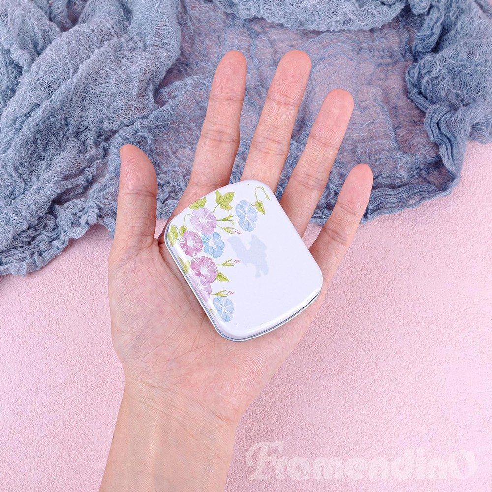 Framendino, 9 Pack Mini Rectangular Iron Tin Box with 9 Pack, 9 Colors 1