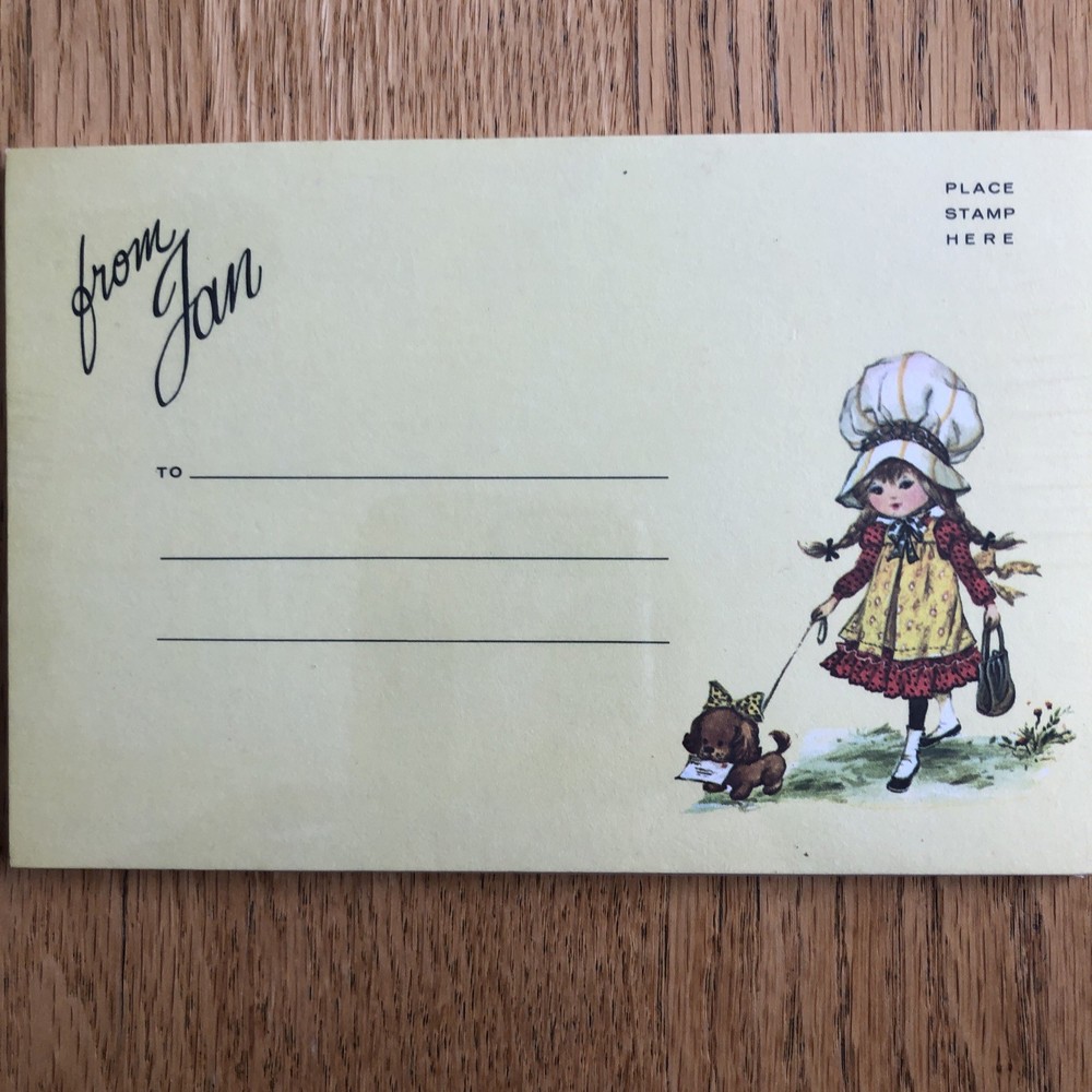 VTG Personalized Stationery JAN / “Jazz From Jan” NotesEps & Postcards - 70’s