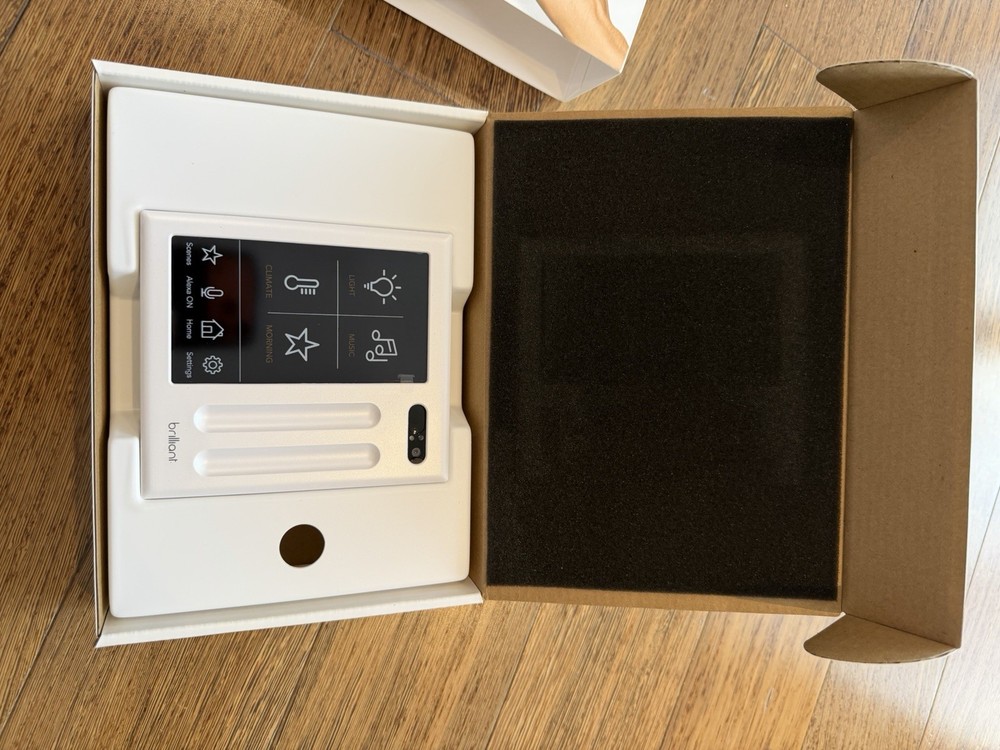 Brilliant Smart Home Control 2 2-Switch Panel Wi-Fi Alexa Google HomeKit Ring