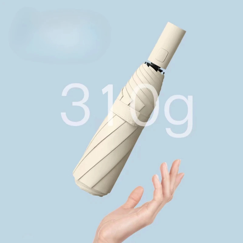 24 Bone Folding Umbrella Fully Automatic Double Bone SPF 50 UV Protection Rain R