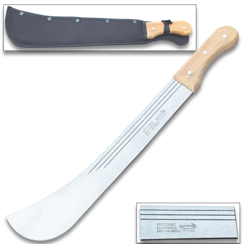 Crocodile Machete with Sheath