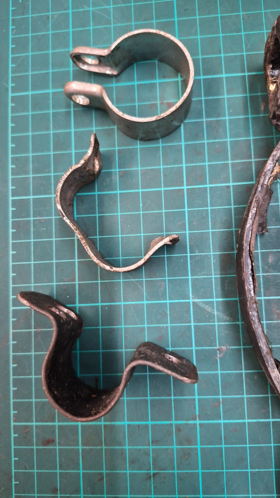 Original BSA tin ware and brackets etc (box QQ13)