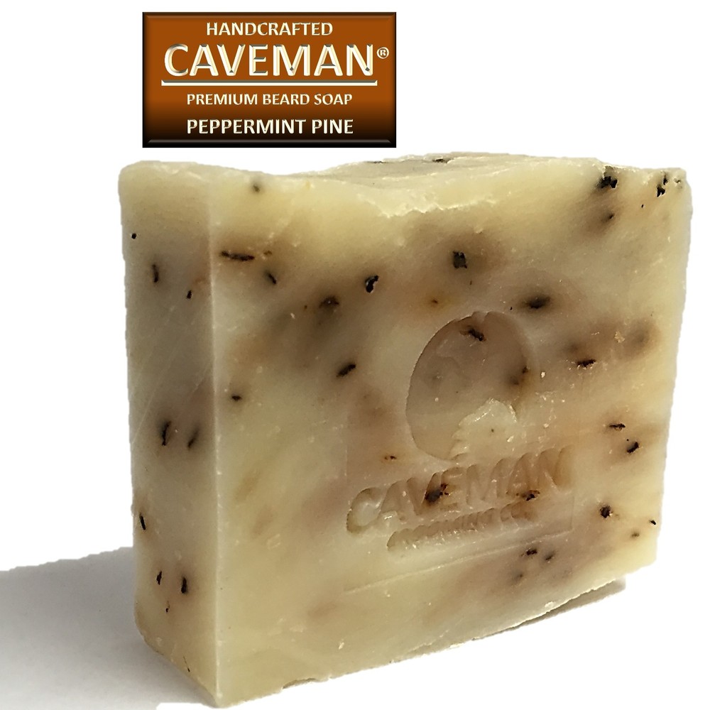Original Handcrafted Beard and Body Soap by Caveman® (Black Widow)