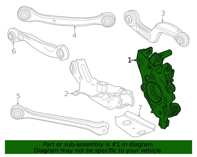 Genuine GM Knuckle 42897874