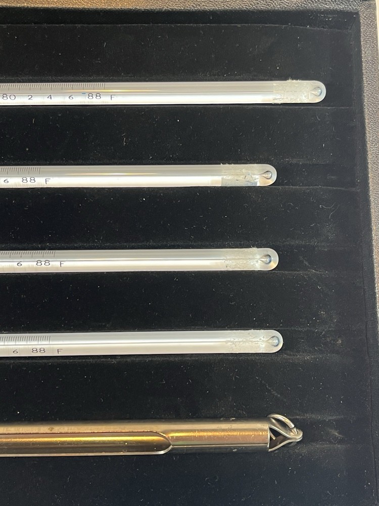 Miller & Weber Hydrometer Set With Box Vintage