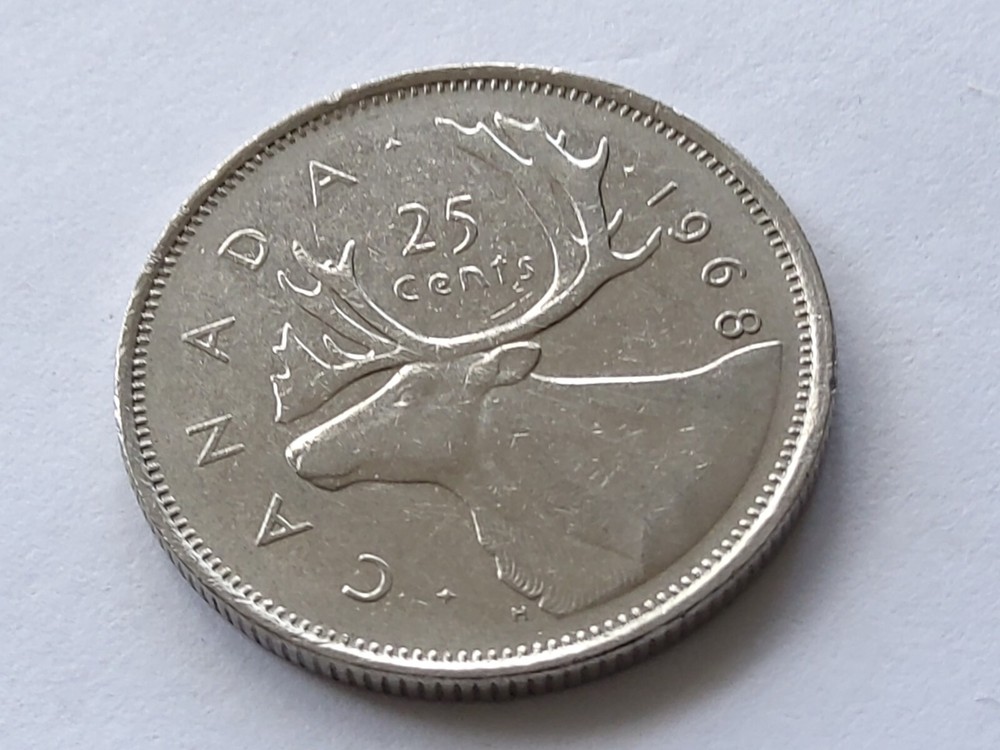 Canada, 1968 25 Cent Coin , ref17/9