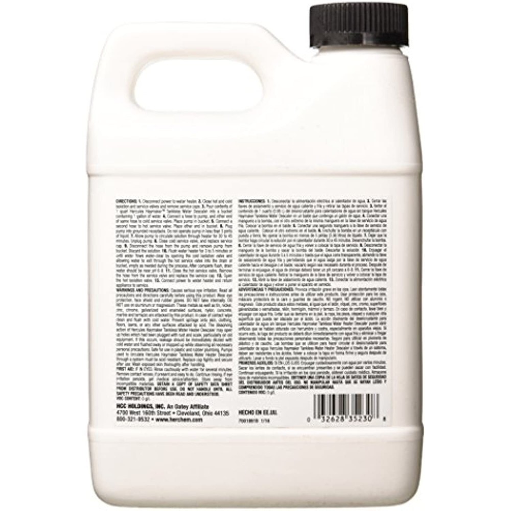 Hercules 35230 Haymaker DESCALER Product, Clear 32 oz