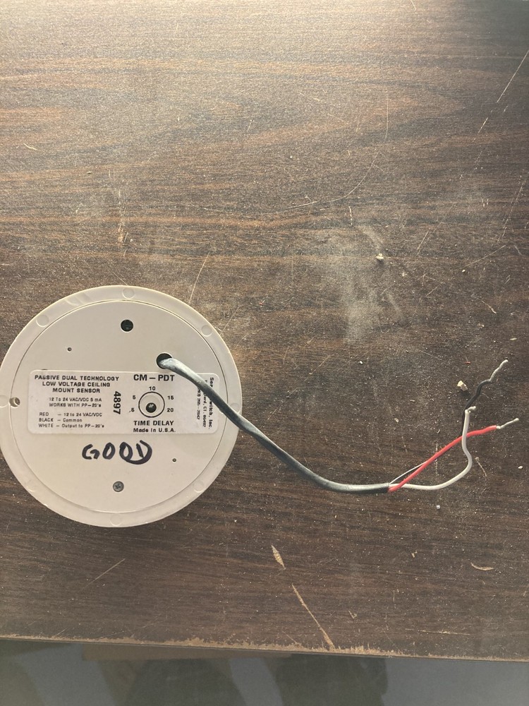 Sensor Switch CM-PDT Passive Dual Low Voltage Ceiling Mount Sensor