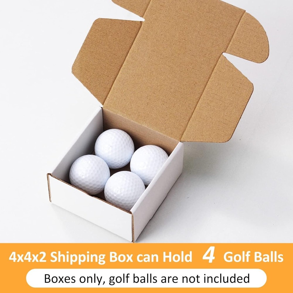 Multipurpose 4x4x2" Corrugated Mailers - 50 Durable Shipping Boxes for All Needs