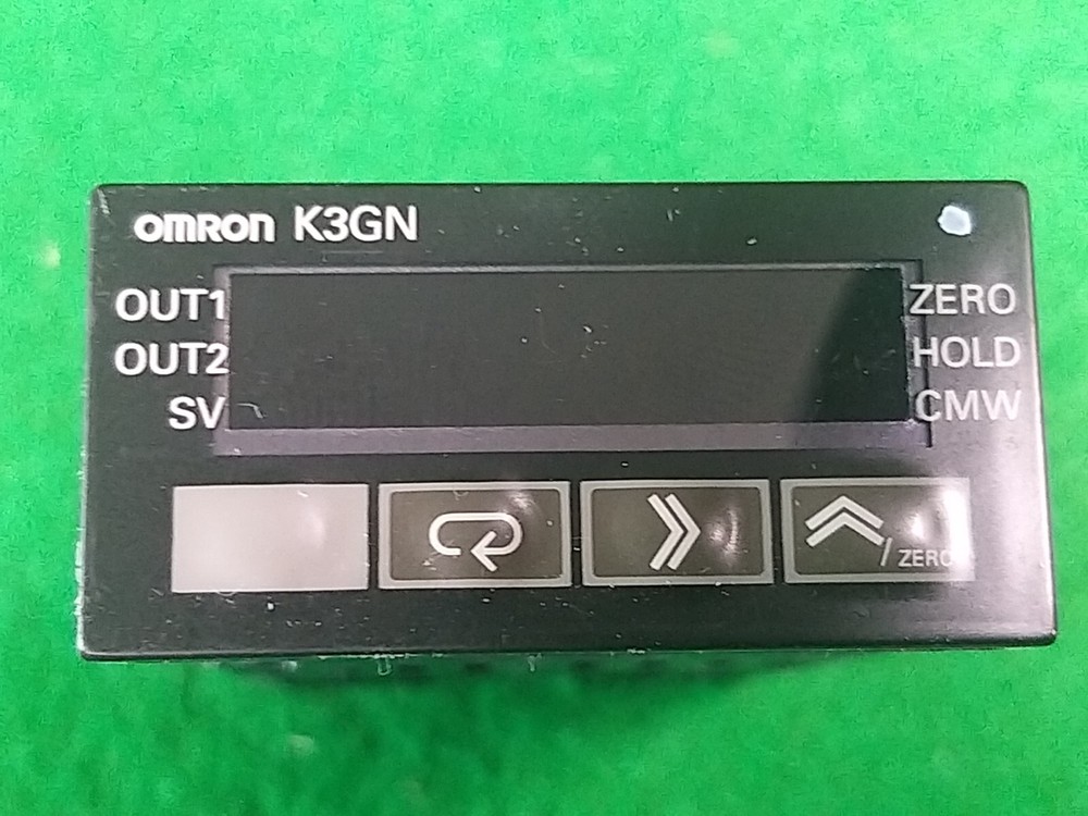 OMRON K3GN-NDC-FLK Digital Panel Meter, USED