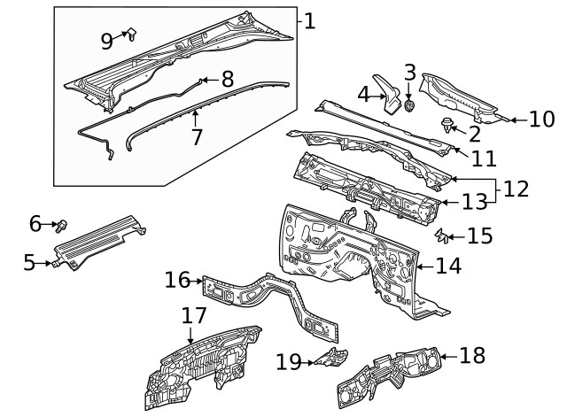Genuine GM Side Panel 84931278