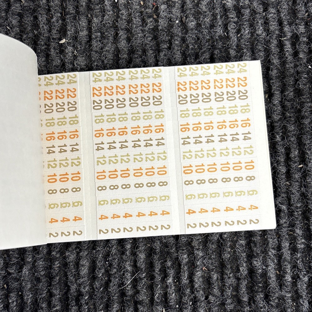 Klein Tools 56252 Wire Marker Book 1-48