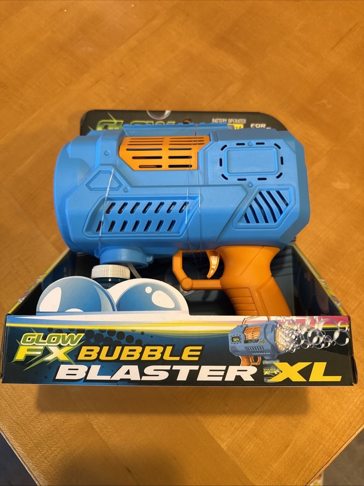 Glow FX Bubble Blaster XL w/ LED Lights Bubble Gun