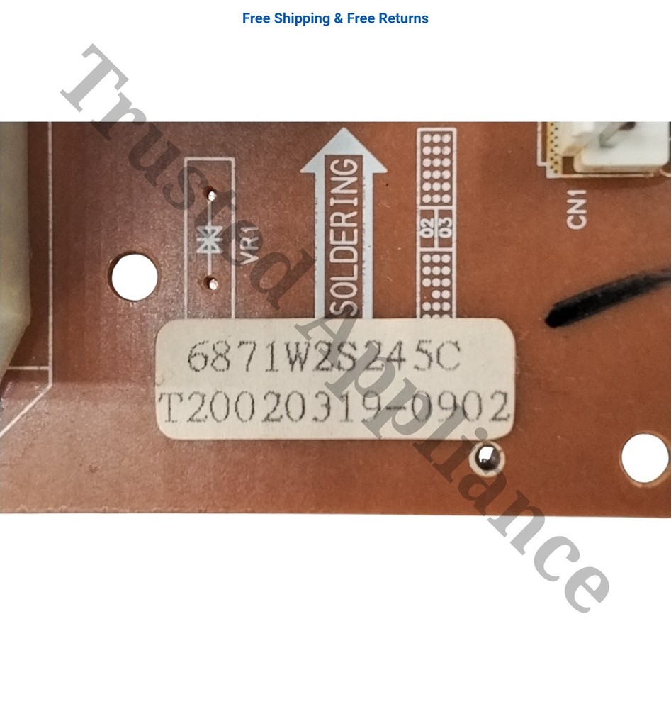 Maytag 59001032 Microwave Control Board