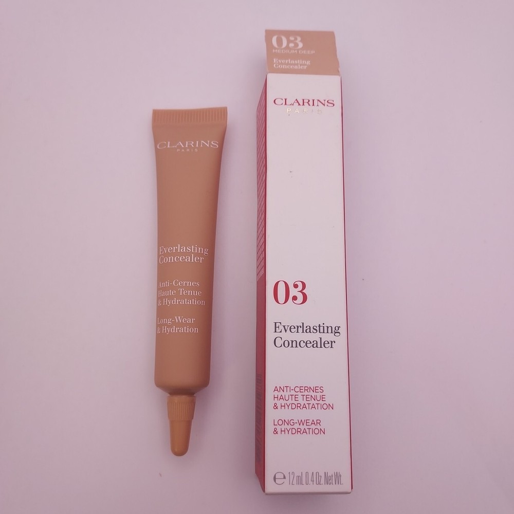 Clarins Everlasting Concealer .4oz Full Size 03 MEDIUM DEEP