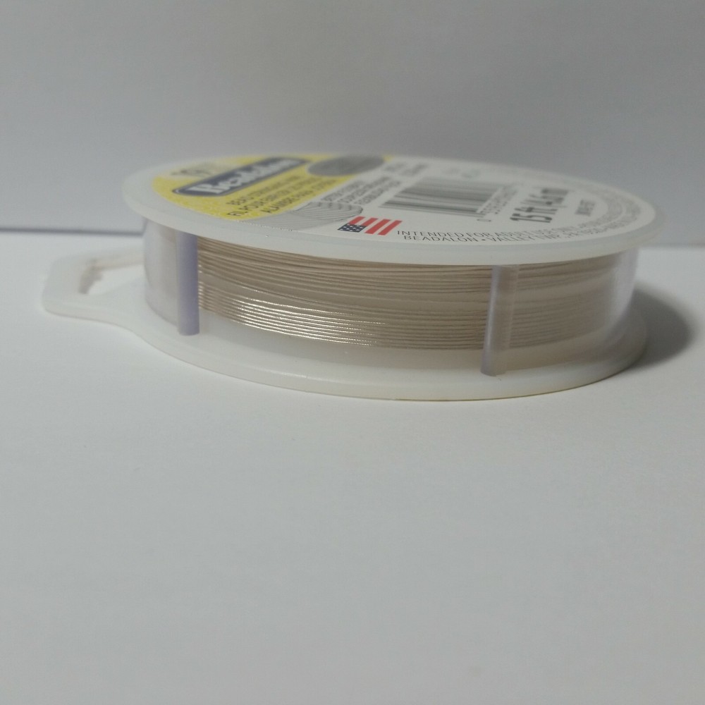 Beadalon Bead Stringing Wire Silver Color 19 Strand 0.38mm 15'