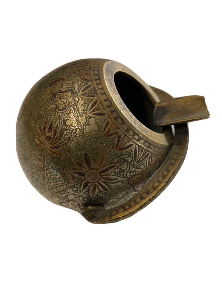 Antique Vintage Brass Tea Pot