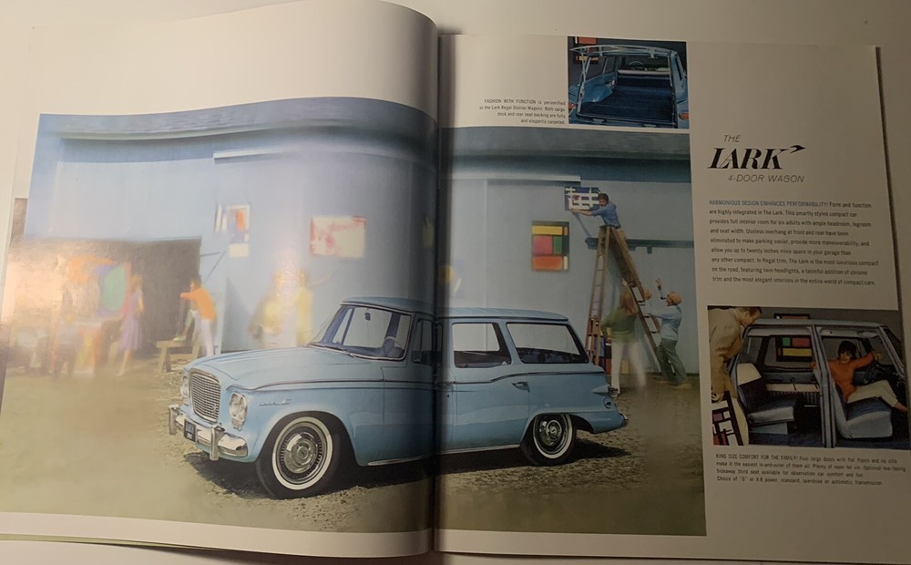 1961 STUDEBAKER LARK & HAWK 24-pg Brochure