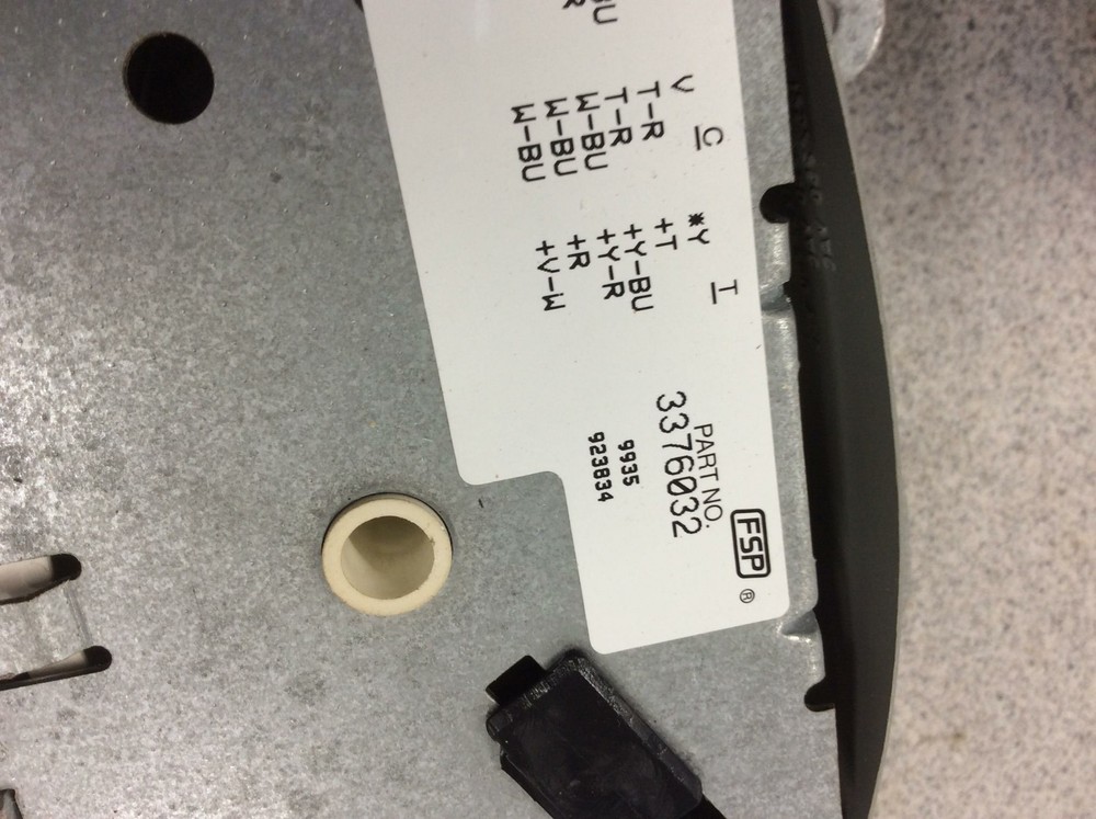 OEM Whirlpool Dishwasher Timer Assembly Part # 3376032