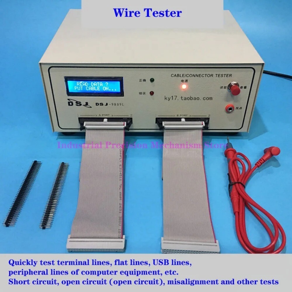Standard Machine Wire Tester Wire Harness Tester Data Cable Double End Detector