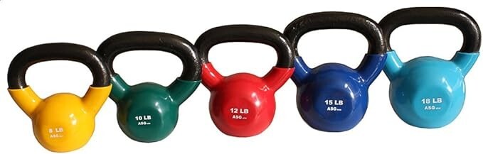 Ader Vinyl Kettlebell Set